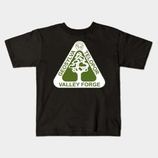 Silent Running: Valley Forge Emblem GREEN VERSION Kids T-Shirt